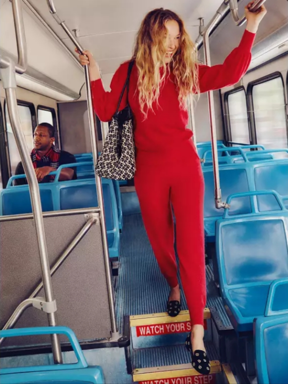 Kate Spade Cashmere Blend Joggers Pink Jewel Knit Lounge Pants M - Picture 11 of 11